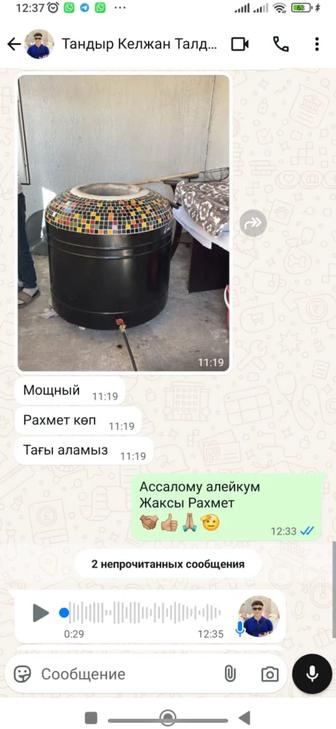 Тандыр универсальный на газе на дровах 2в1