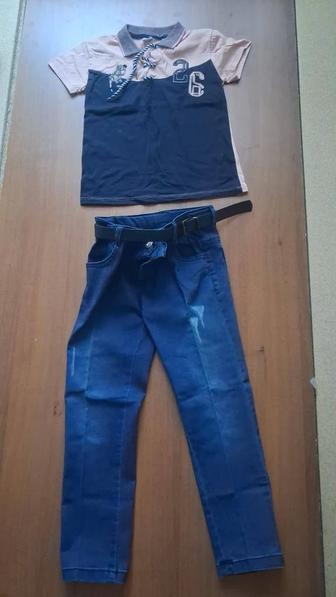 Джинсы и футболка