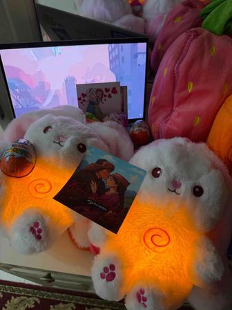 Дышащая игрушка-зайчик