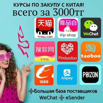 Курс Пиндуодуо, Таобао, 1688, Пойзон , Алипей, Вичат.