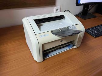 Принтер лазерный HP LaserJet 1018, ч/б, A4