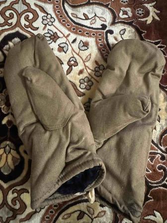 Варежки СССР военно/летные с мехом