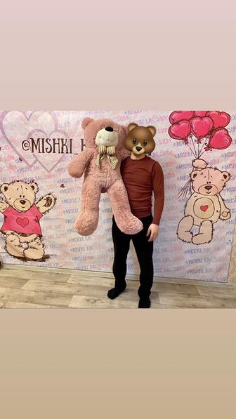 Мишка плюшевая большая