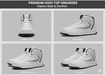 Fashion High-Top Sneakers Новые!