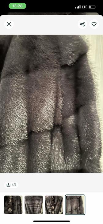 Продам норковую шубу, размер 50-52