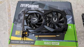 Продаю видеокарту Zotac Gaming 1660syper 6gb DDR6