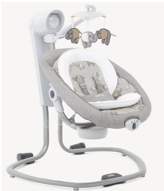 Шезлонг детский Joie Serina Elephant Duo