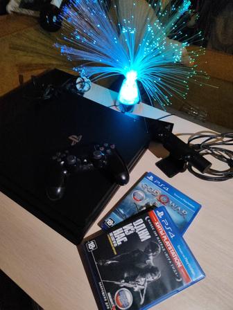 PS4 PRO 1TB, игры и камера