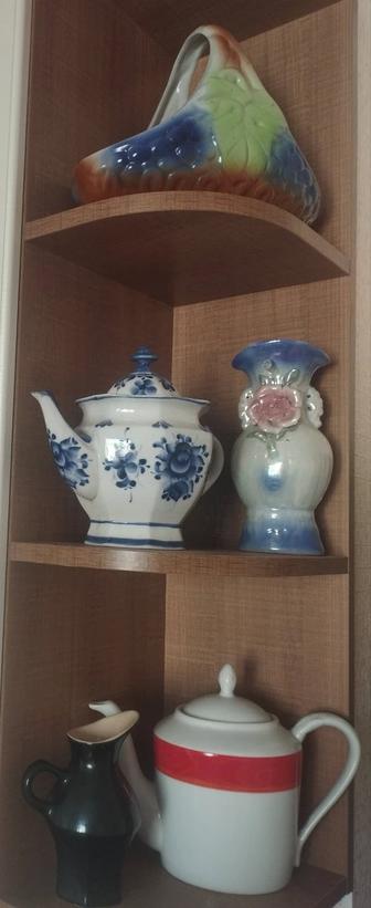 Посуда разная, чайник, тостер, казанок