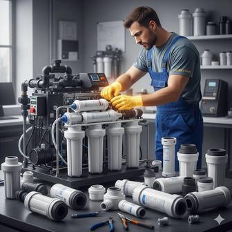 Замена фильтров Систем очистки воды