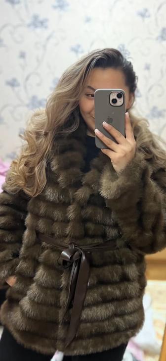 ЭКО шубка под Соболь