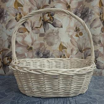 Корзина подарочная белая