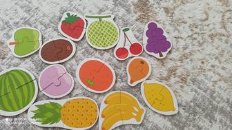 Пазлы Фрукты, для детей