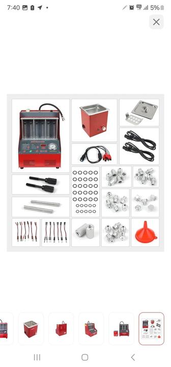 Launch стенд CNC -602A красный