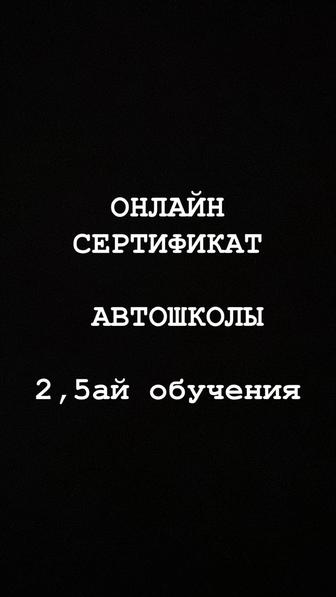 сертификат автошколы,пдд тест