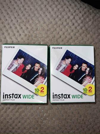 Фотопленка Instax Wide 2 пачки (40 штук)