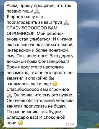 Репетитор по физике и математике онлайн