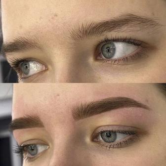 Перманентный макияж бровей