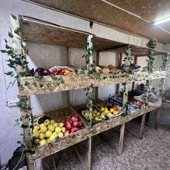 Срочно овощнойга стеллаж ағаштан