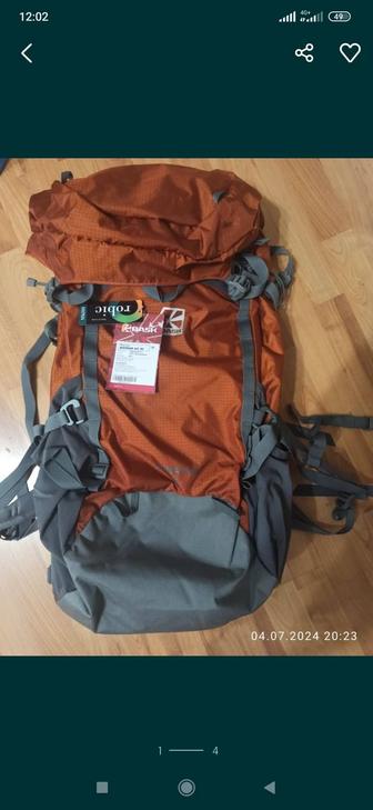 Новый походный рюкзак BASK NOMAD 60 XL оранжевый и серый