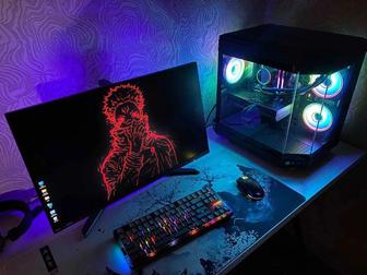 Игровой ПК монитор периферия (всё в комплекте)