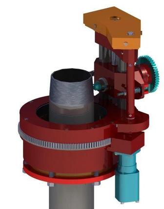 Устройство для нарезания резьбы на обс. трубах 219-340мм УНР-17