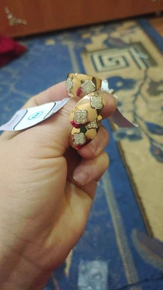 Серьги серебро