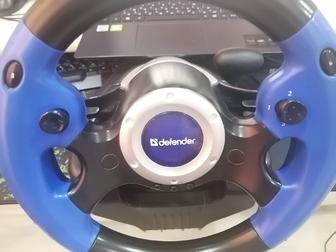 Продаю Игровой руль Defender Challenge Turbo GT USB, 10 кнопок, рычаг перед