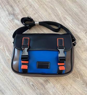 Мужская сумка в стиле ретро, школьный портфель на плечо
