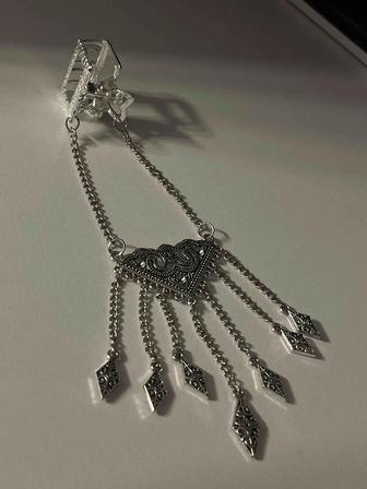 Заколка краб/Этно-крабик для волос