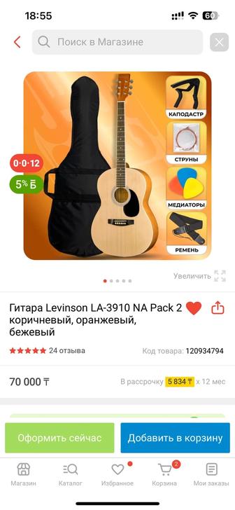 Гитара Levinson