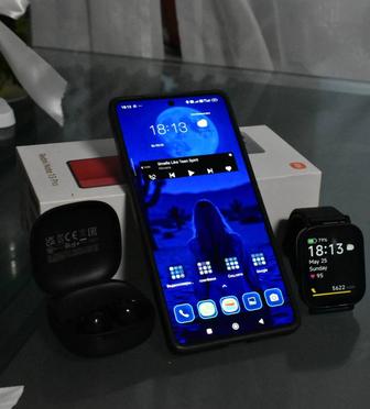 Redmi Note 13 pro, наушники, часы.