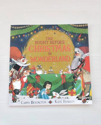 Детская книжка на английском языке The night before Christmas in Wonderland