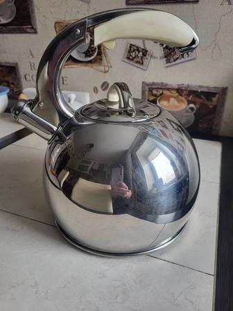 Чайник со свистком Викалина, 4 л.