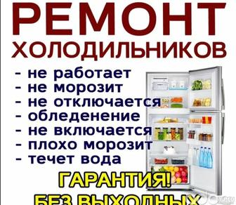 Ремонт холодильников и морозильных камер НА ДОМУ