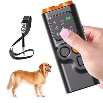 Ультразвуковой отпугиватель собак с фонариком для самозащиты