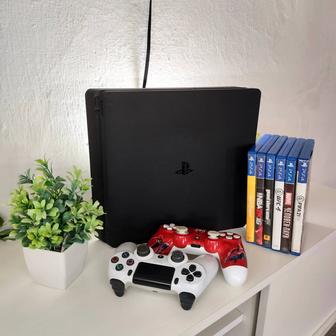 Sony PlayStation 4 Slim 500g 8 игр Ps plus