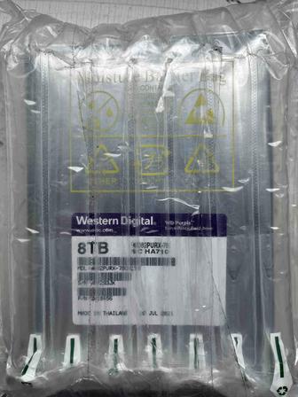 Жестокий диск для видеонаблюдения HDD 8 TB. Western Digital.