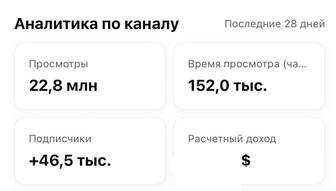 Продам YouTube канал с монетизацией!