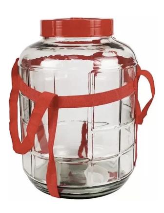 Банка Бутыль для брожения с гидрозатвором 9 литров , стекло