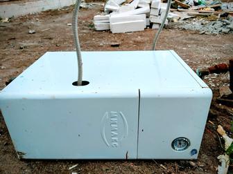 Продам газ котел с радиаторами