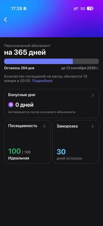 продам абонемент 1fit