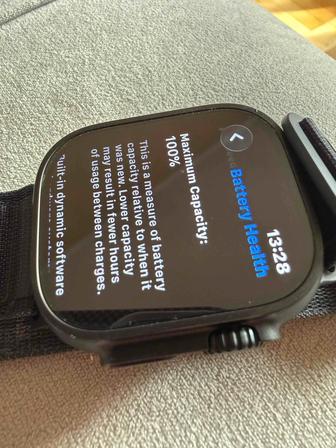 Apple watch 3 49mm black titanium Alpine loop