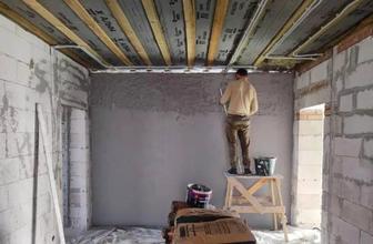 Штукатурка гипсовая Левкас шпаклевка финишная Покраска Откосы Обои