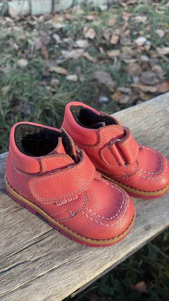 Кожанная ортопедическая осенняя обувь