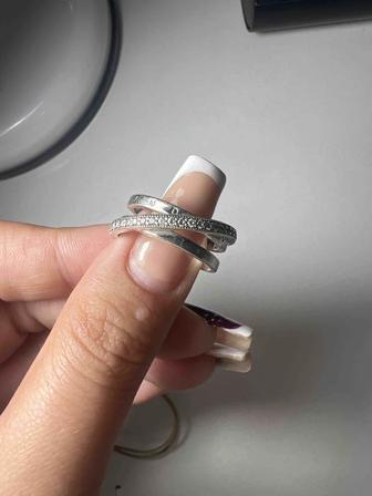 Pandora серебристое кольцо