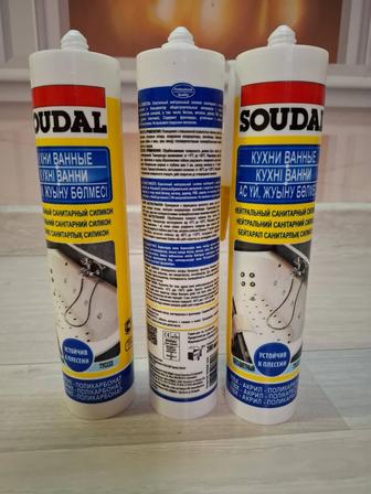 Нейтральный санитарный силикон Soudal