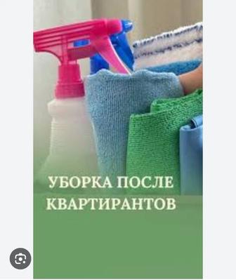 Уборка после квартирантов.