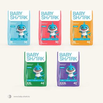 Baby shark детские подгузники