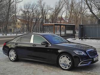 Мерседес w222 аренда авто,прокат авто,трансфер,свадьба,кыз узату,встречи